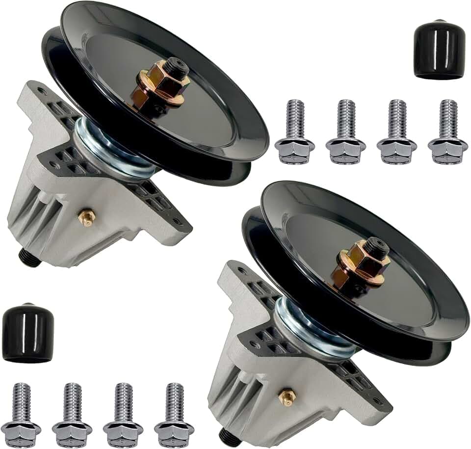 618-09260 42" Mower Deck Spindle Assembly Compatible with Cub Cadet ZT1-42 ZTS1-42 MTD Craftsman Z5200 Troy Bilt Mustang Z42 42 Inch Decks Zero Turn Mower #618P09260 (2 Pack Spindle)