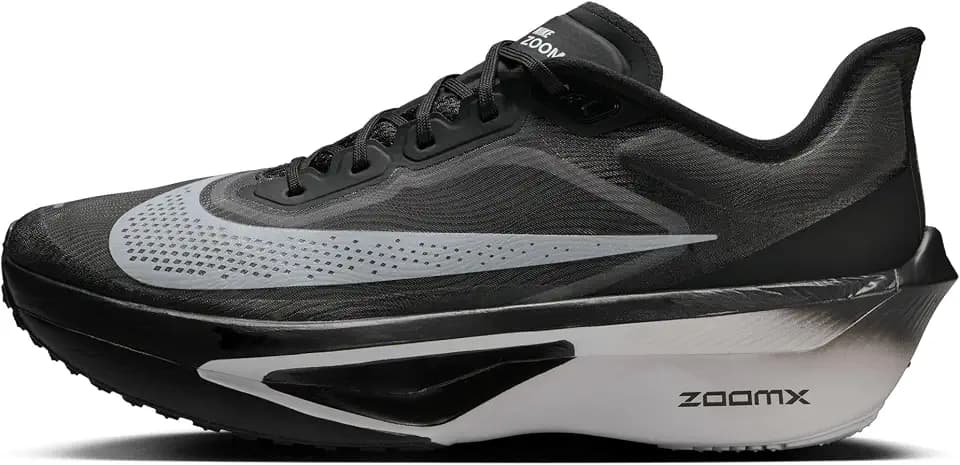 Nike Zoom Fly 6 Men's Road Racing Shoes (FN8454-001, Black/Light Smoke Grey/White) Size 9.5