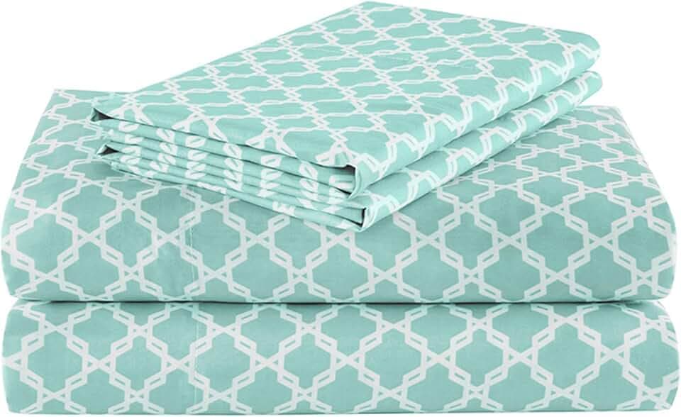 Comfort Spaces Kühllaken, Queensize, feuchtigkeitsableitendes Coolmax-Laken, weiches Bettlaken-Set, kühlende Bettlaken für Menschen, denen beim Schlafen heiß ist, elastische Tiefe Tasche, passend für