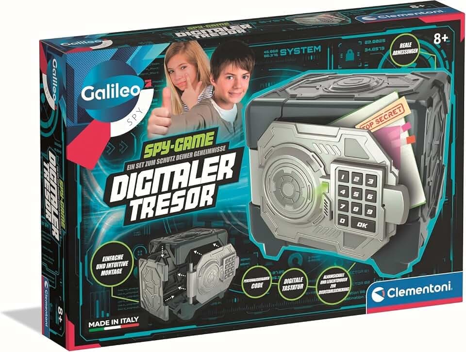 Galileo Spy Digitaler Tresor - Safe mit Alarm & Warnleuchte