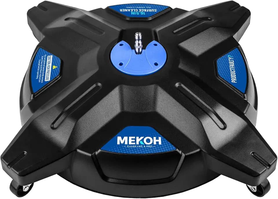 MEKOH 16.5'' 4-Wheel Lightweight Pressure Washer Surface Cleaner, 3600PSI