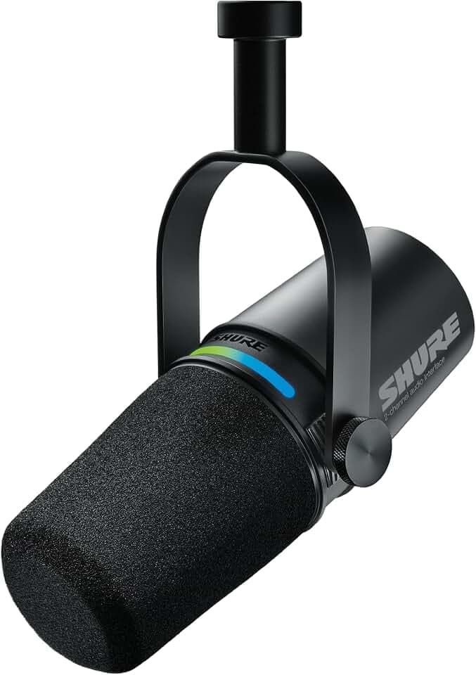 Shure MV7i Smart-Mikrofon USB-C mit integrierter Audioschnittstelle