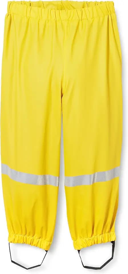 Playshoes Unisex Kinder Wind- und wasserdichte Regenhose Regenbekleidung Matschhose Regenlatzhose Fleece-Futter
