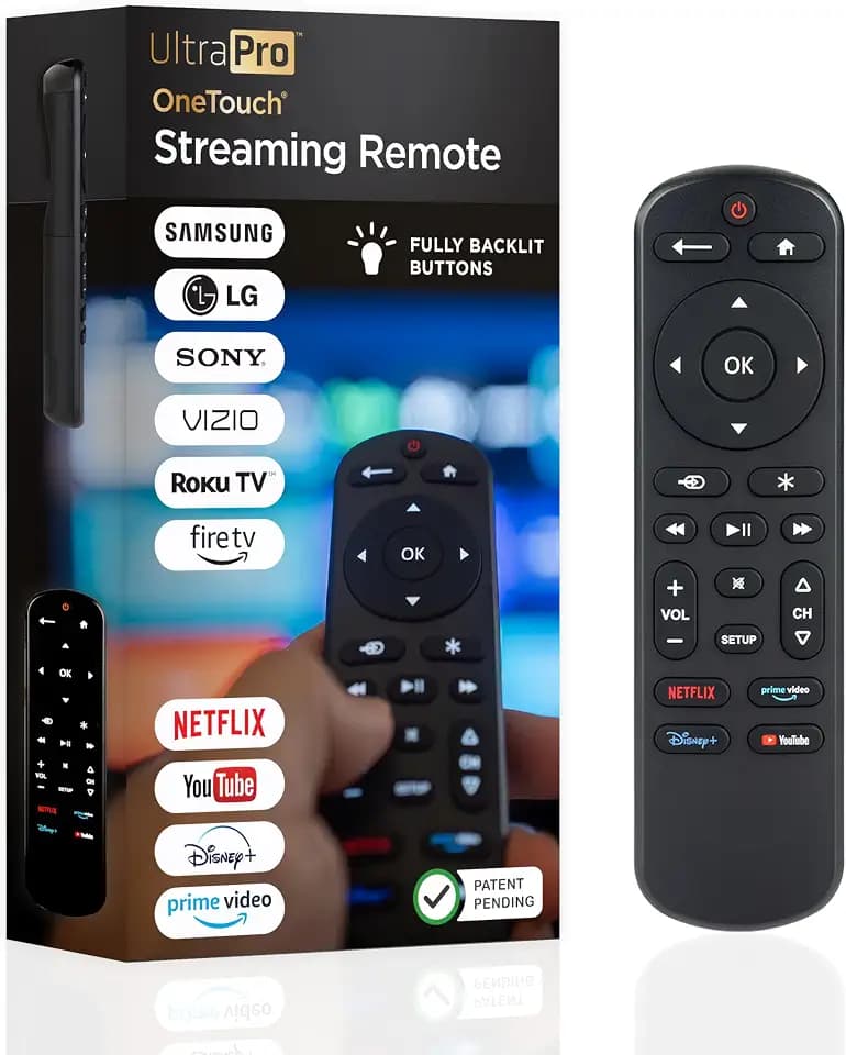 UltraPro OneTouch Backlit Remote Control for Smart TV