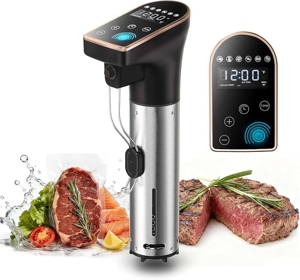 1300W Sous Vide Cooker, Sous Vide Machines for Beginner & Profession