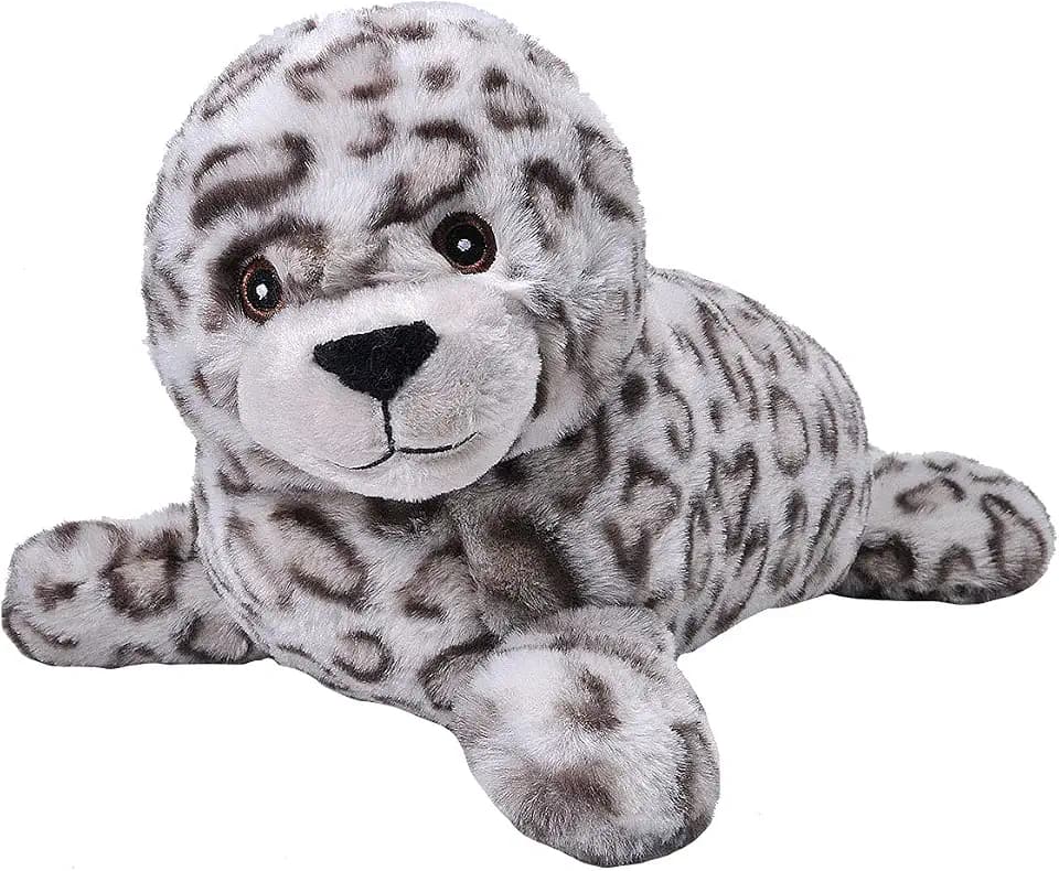 Wild Republic Ecokins Harbor Seal Stuffed Animal - 12"