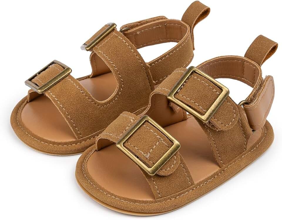 Miamooi Infant Baby Boys Girls Summer Beach Sandals Non Slip Soft Rubber Sole Toddler Outdoor Closed-Toe First Walker Shoes