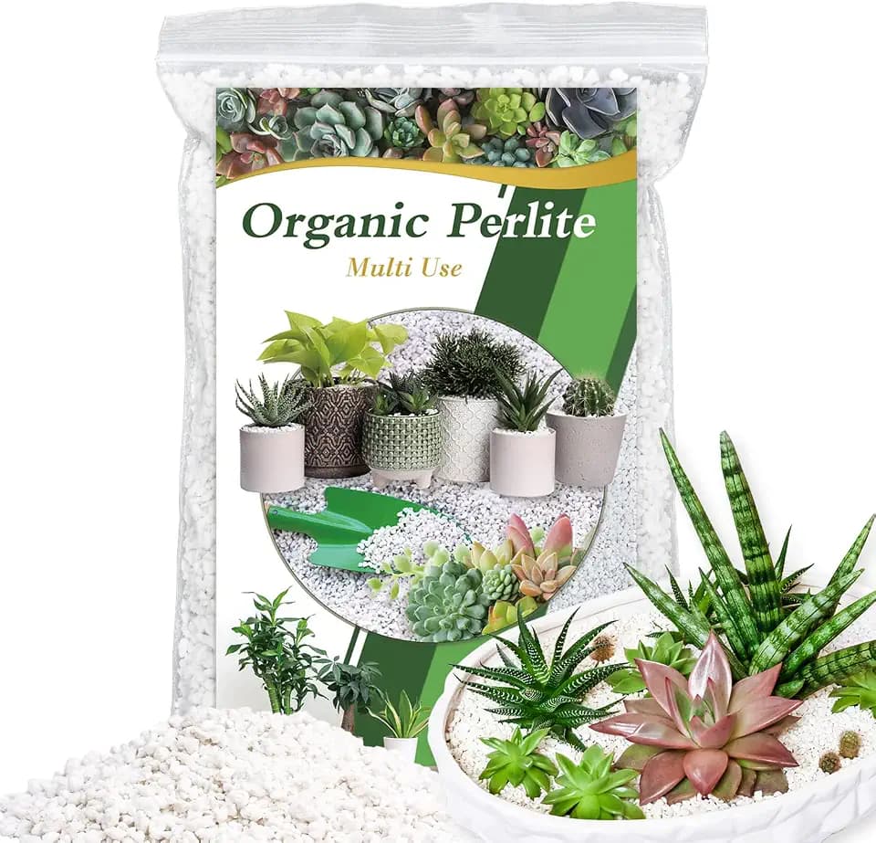 Organic Perlite for Plants, 1QT Perfect Perlite for Plants Indoor & Outdoor