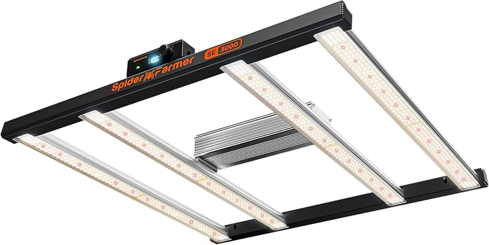 Spider Farmer SE3000 LED Grow Lampe Dimmbar 300W, Smarte APP Steuerung