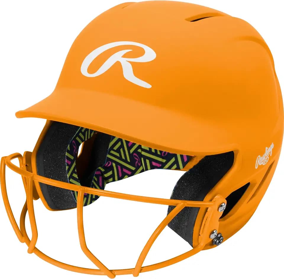 Rawlings | COOLFLO Highlighter Batting Helmet | Face Guard Included | One Size Fits Most