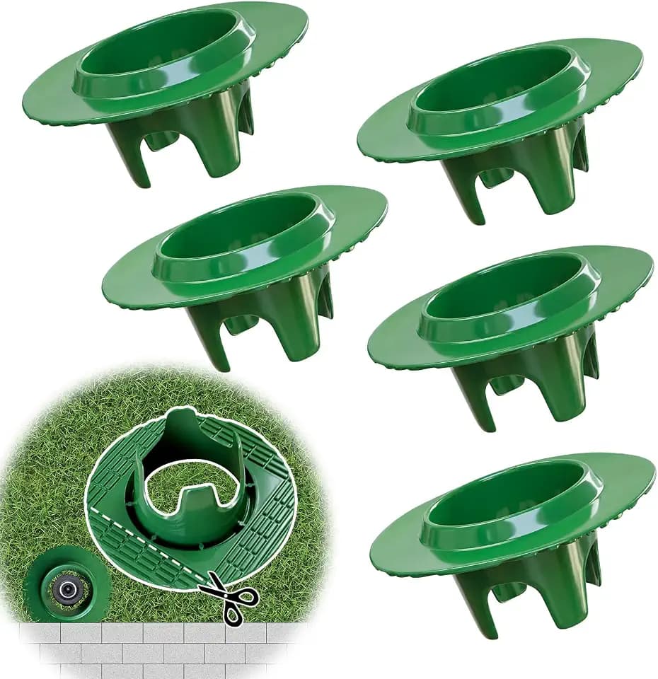 5Pack Sprinkler Head Protector, Cuttable Design, ABS Plash Guard