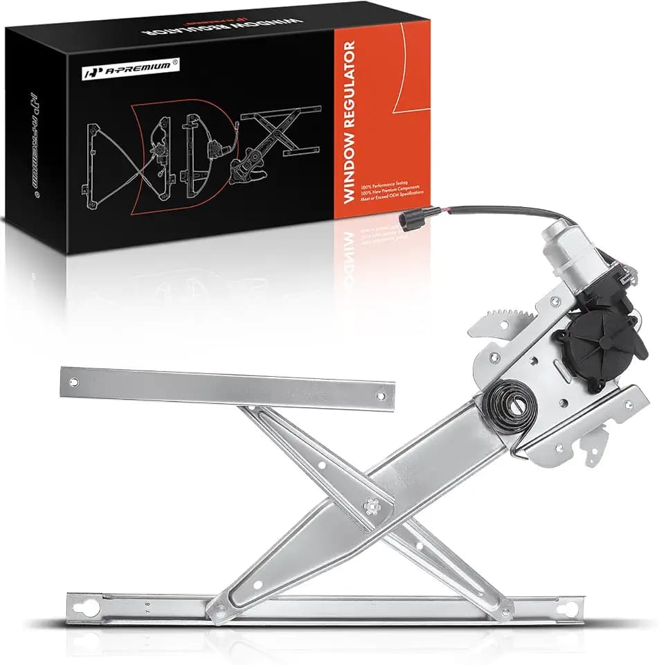 A-Premium Front Driver Side Power Window Regulator with Motor (2-Pin)