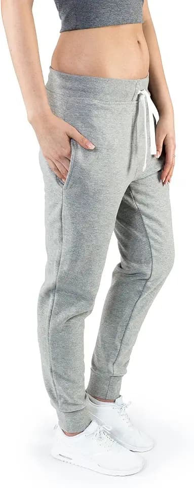Jogginghose Damen grau Sweatpants Sporthose Trainingshose Jogger