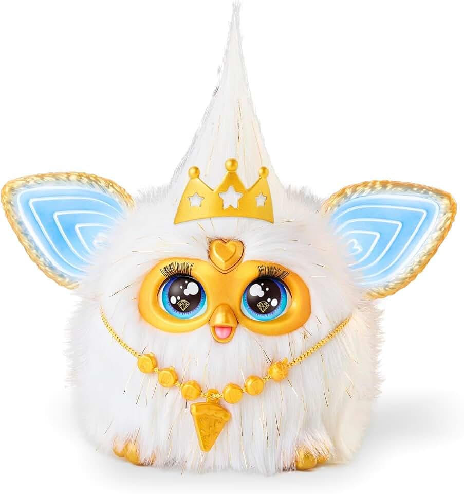 Furby Goldener Glanz, interaktives Plüschtier – französische Version