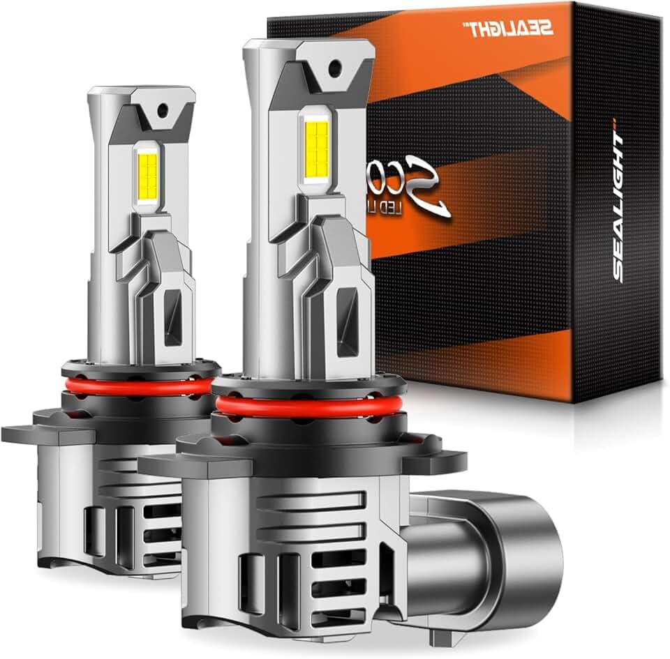 SEALIGHT 9012 High-Intensity LED Bulbs, 40000LM, Cool White 6500K, Quick 3-Minute Installation, Longevity of 60,000+ Hours, Pack of 2 Perfect for Fog Lights