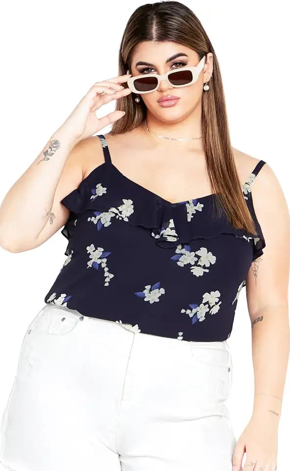 City Chic Women's Nicole Print Cami
