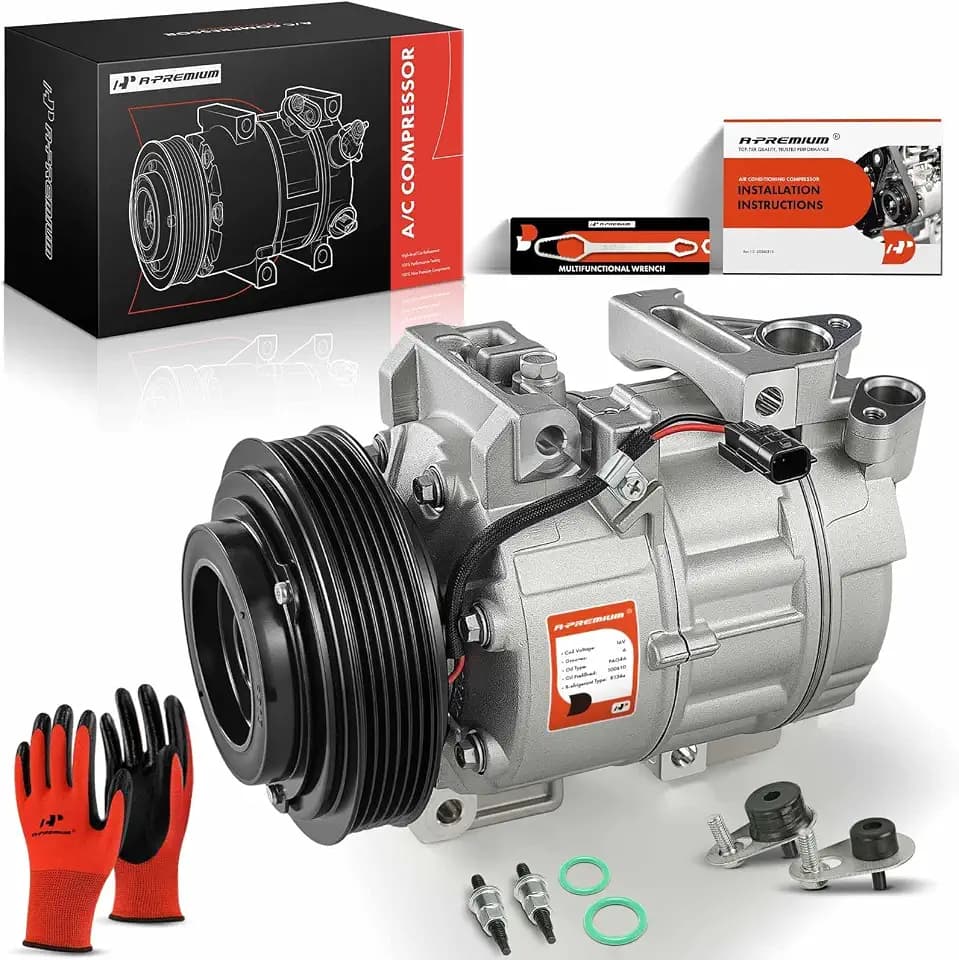 A-Premium Air Conditioner AC Compressor with Clutch