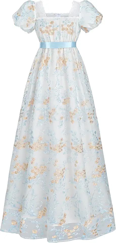 Regency Dresses for Women Empire Waist Victorian Ball Gown