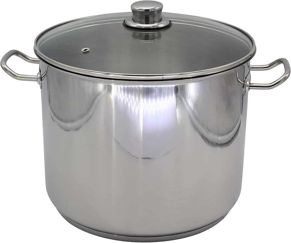 Krüger 72727 Jumbotopf 14 l, mit Glasdeckel