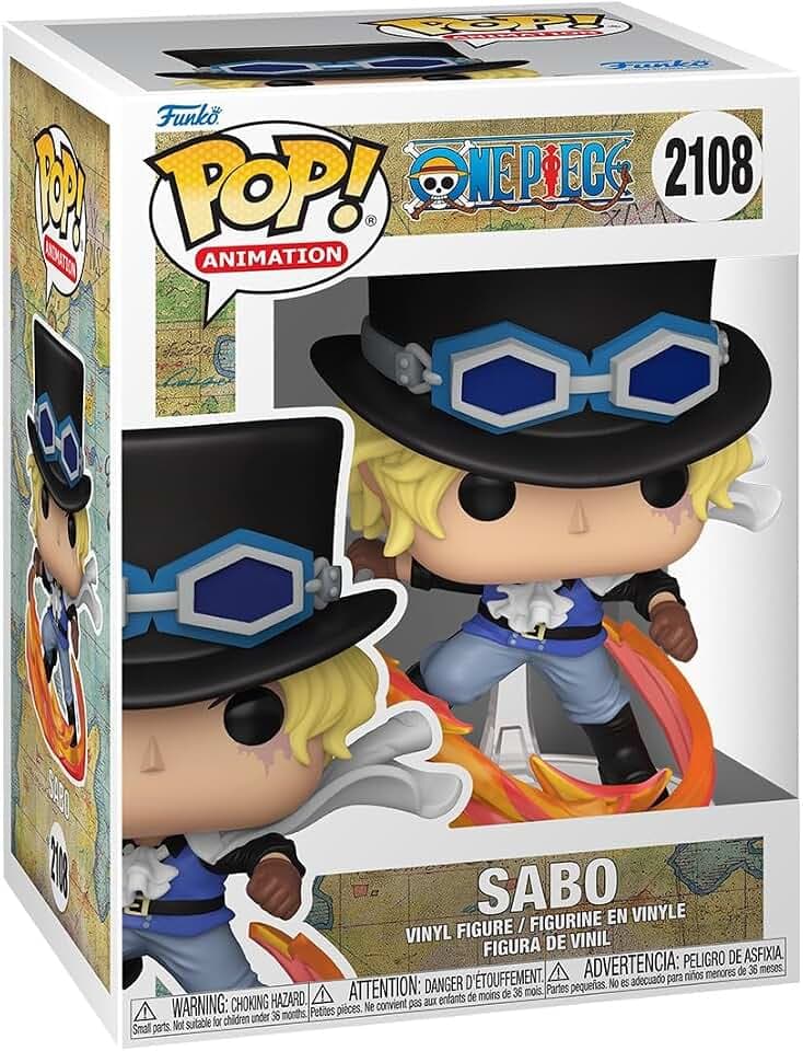 Funko POP! Animation: One Piece - Sabo | Offizieller Fanartikel und Merch - Vinyl Sammelfigur als Regal Deko - Geschenkidee zum Geburtstag für Fans und Sammler