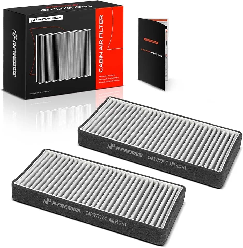 A-Premium Cabin Air Filter w/Activated Carbon Compatible with Mercedes-Benz