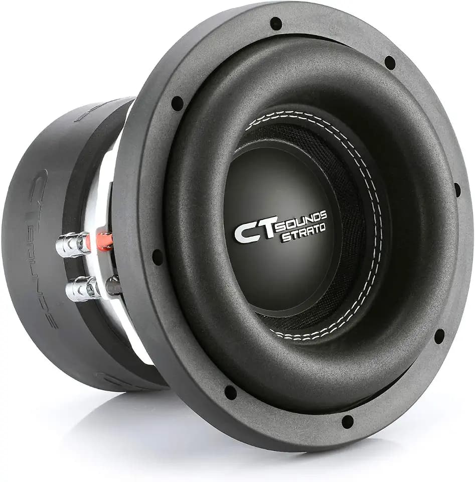 CT Sounds STRATO-8-D2 1200 Watts Max 8 Inch Car Subwoofer Dual 2 Ohm