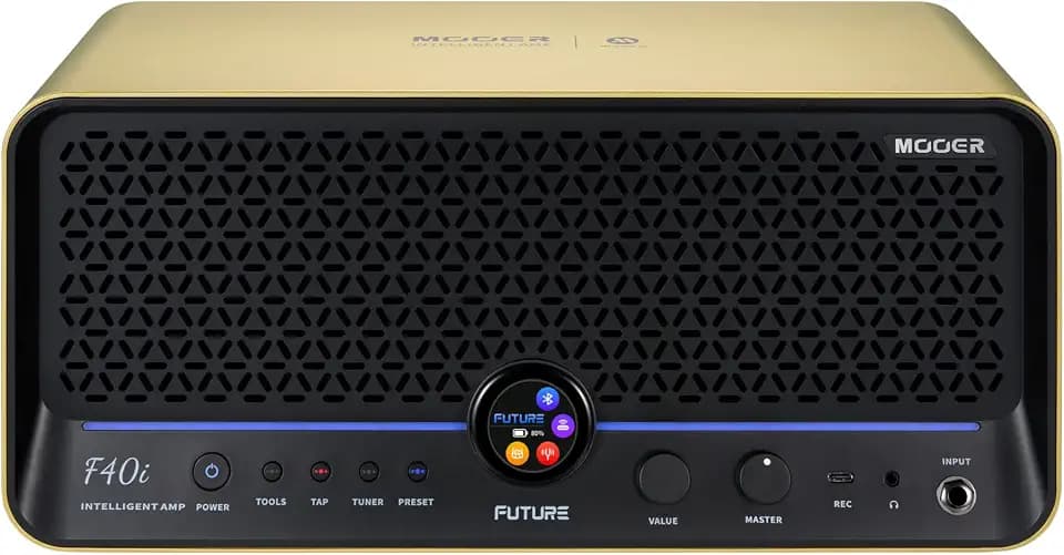 Mooer F40i - Multi-Effects & Modeling Guitar Combo, 40 Watt - Imperial Gold