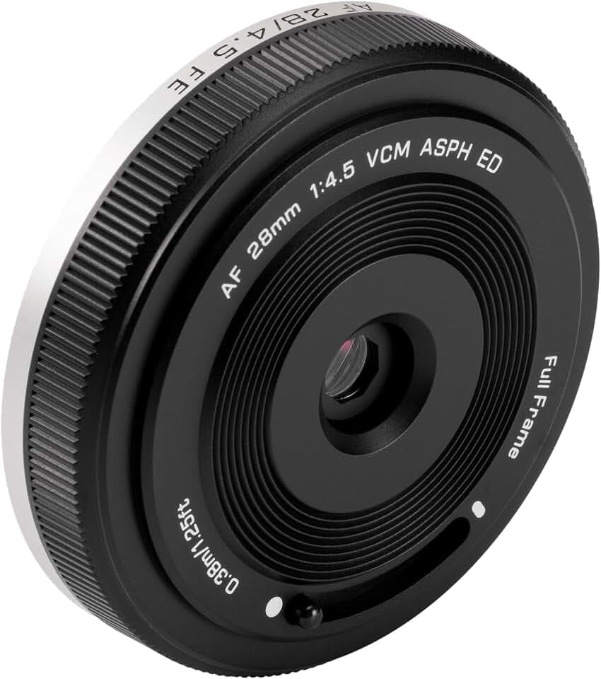 VILTROX 28mm f4.5 FE Full Frame Auto Focus Pancake Lens for Sony E