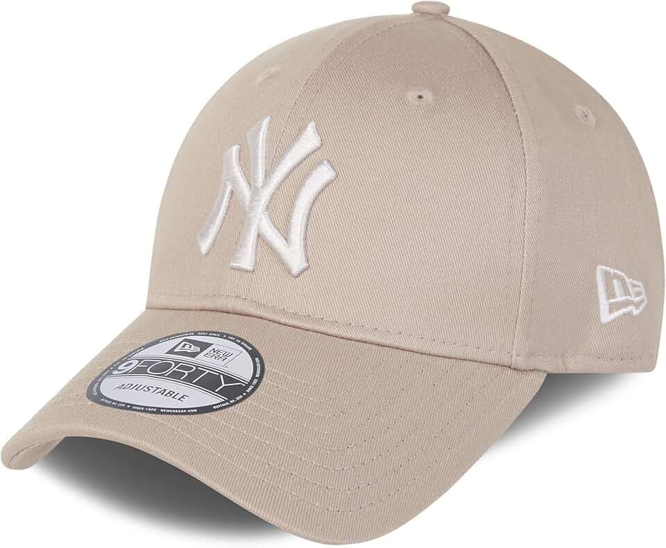 New Era New York Yankees MLB League Essential Camel 9Forty Adjustable Cap