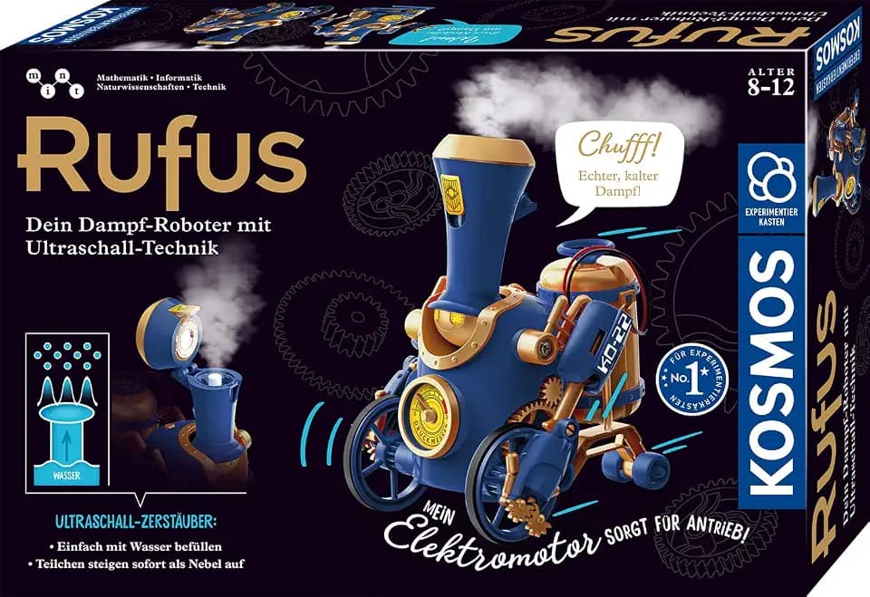 KOSMOS Rufus - Dein Dampf-Roboter, Experimentierkasten