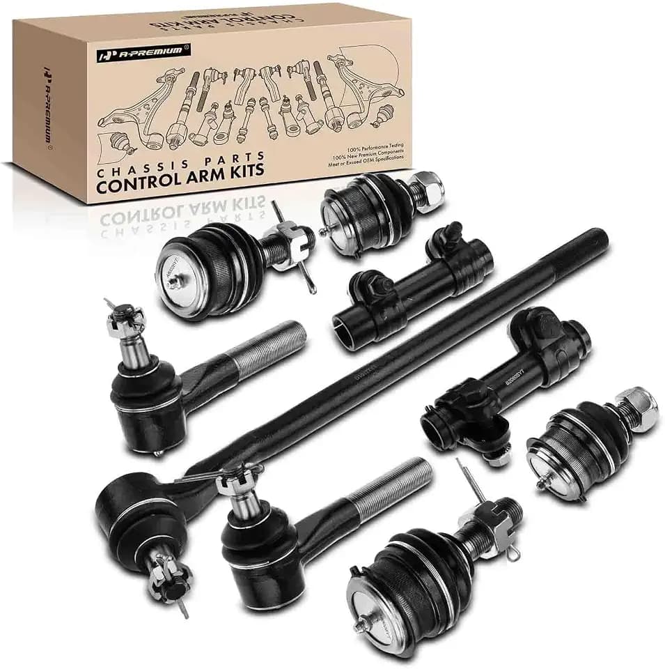 A-Premium 9Pcs Front Suspension Kit, Upper & Lower Ball Joint