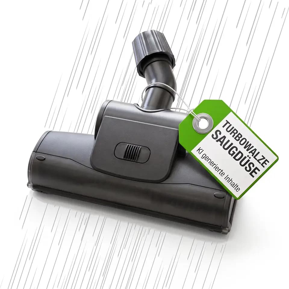 Staubsauger Turbodüse Universal I Turbobürste Staubsaugerdüse mit rotierender Bürstenwalze I kompatibel mit Kärcher Bosch Siemens Philips Taski Deuba I Tierhaare Düse Tierhaar Bürste