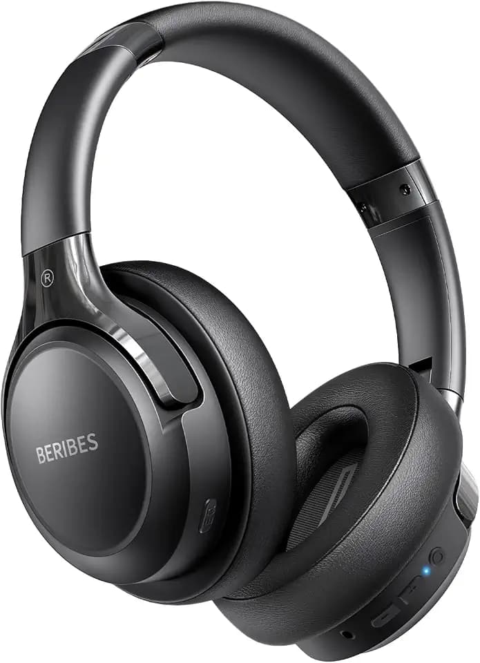 BERIBES Bluetooth Headphones Over Ear Wireless HiFi Stereo Headsets 65H 6EQ