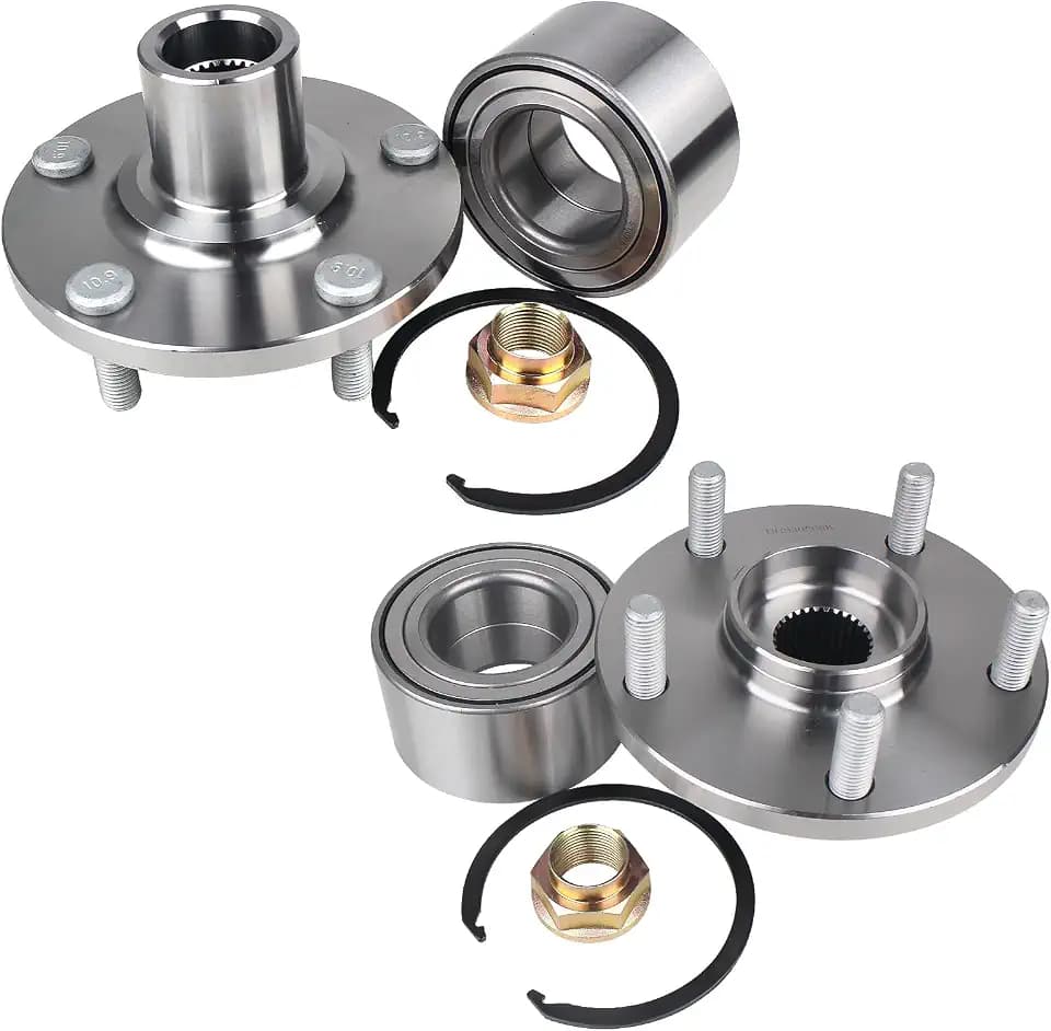 KUSATEC BR930568K 2pcs Front Wheel Bearing and Hub Assembly