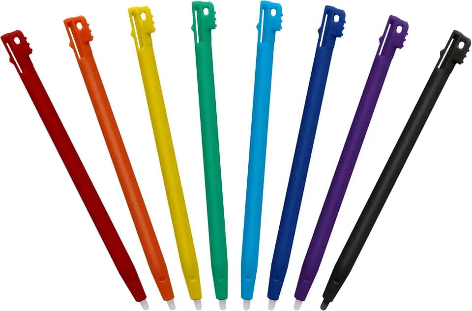 Stylus Bigben Regenbogen, 3 Stück für NDSi, NDSLite, NDSi XL (farblich sortiert - Farbe nicht auswählbar)