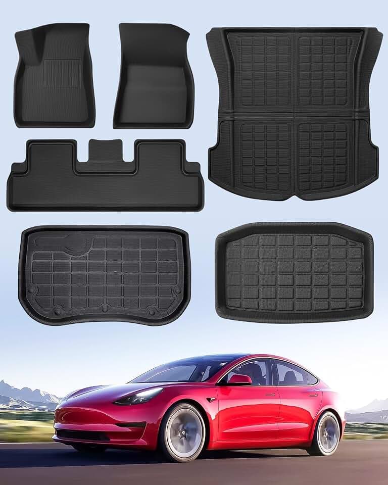 TAPTES Floor Mats & Cargo Liner for Tesla Model 3 2017-2020