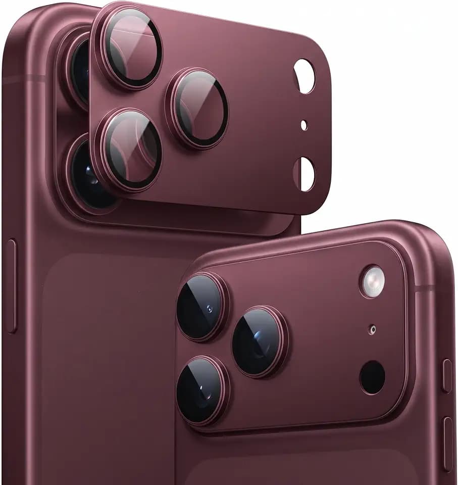 TORRAS für iPhone 18 Pro Max 9H+ Kratzfest Kameraschutz HD-Klares, Cherry