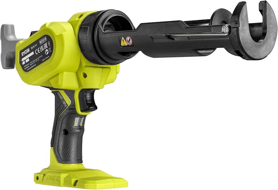 RYOBI 18 V ONE+ Akku-Kartuschenpresse RCG18-0, 6-stufige Geschwindigkeit, 225 kg Auspressdruck, ohne Akku und Ladegerät