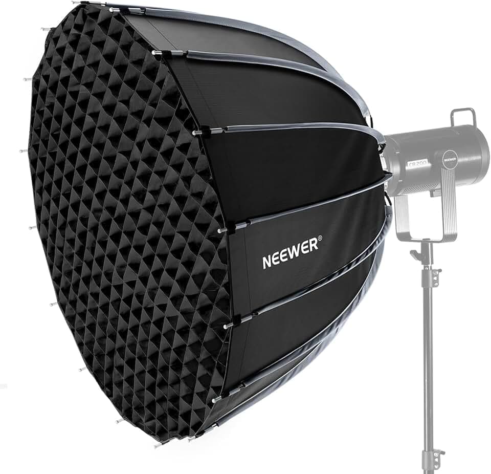 NEEWER Basics Parabolic Softbox Bowens Mount, 35.4" Quick Release, NS38P