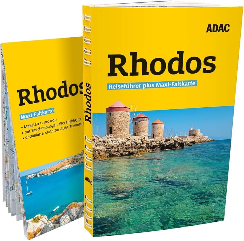 ADAC Reiseführer plus Rhodos: Mit Maxi-Faltkarte und praktischer Spiralbindung