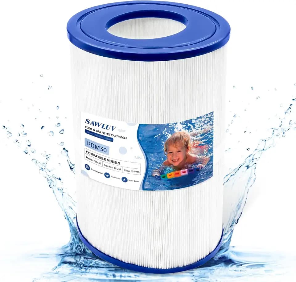 PDM30 Oval Spa Filter Fit for Dream M Aker Hot Tubs 461269, Fil bur FC9940, Cross Over 730L 730S, ODY ssey, Big E Z, EZL, 30 sq.ft Hot Tub Filter Cartridge