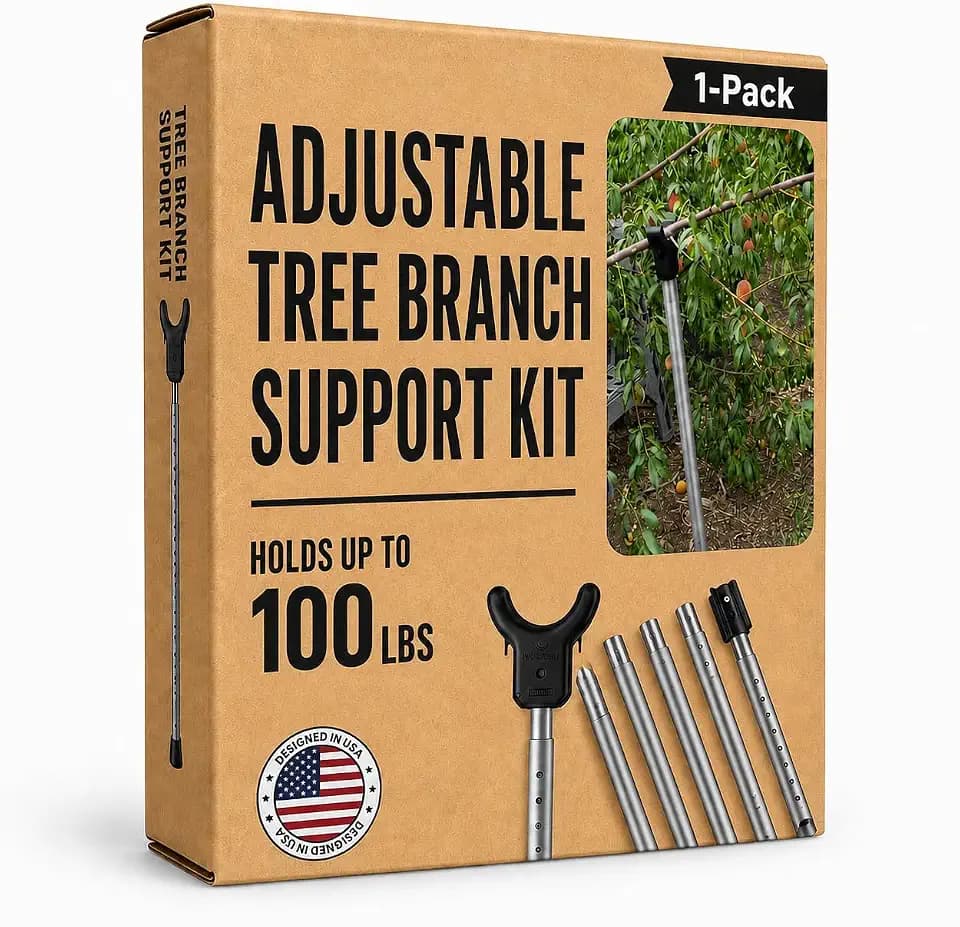 Tree Branch Support Pole & Crutch – Protect Limbs from Breaking (1-Pack)