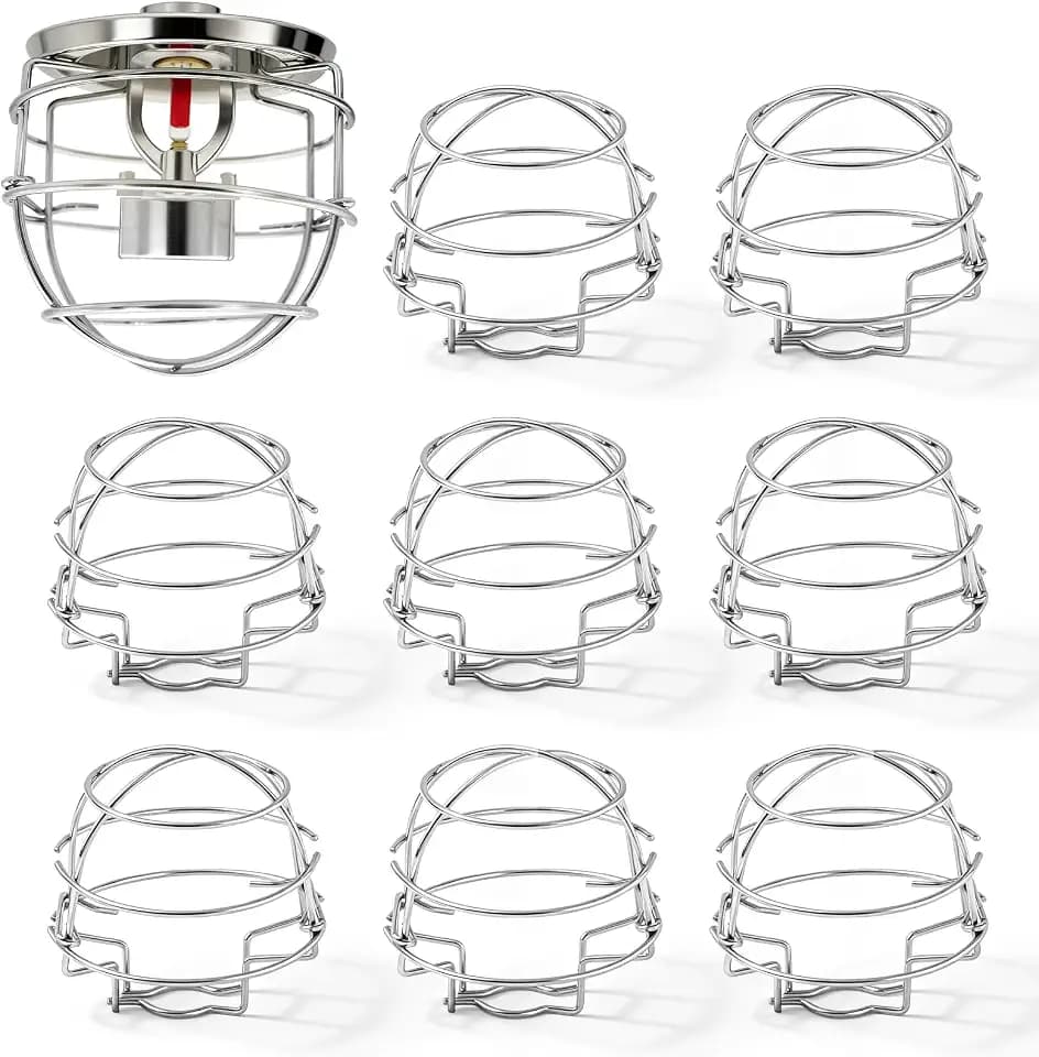 Shimeyao 8 Pcs 1/2" Fire Sprinkler Head Guard Cage Fire Sprinkler Covers