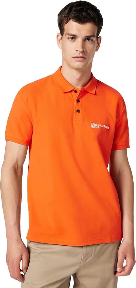Karl Lagerfeld Jeans Herren Regular Pique Polo