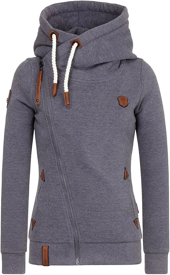 Naketano Female Zipped Jacket Family Biz Scarface Melange, L
