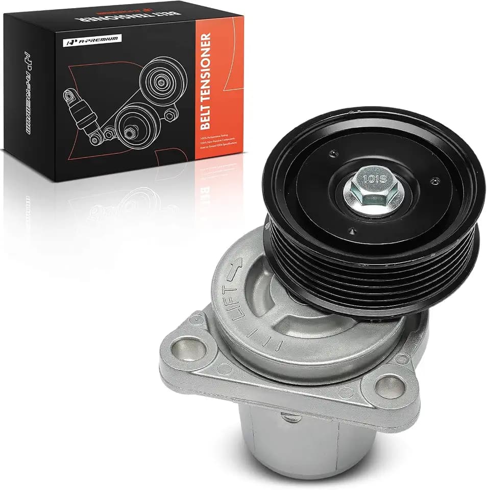A-Premium Belt Tensioner Assembly with Pulley Compatible with Mazda