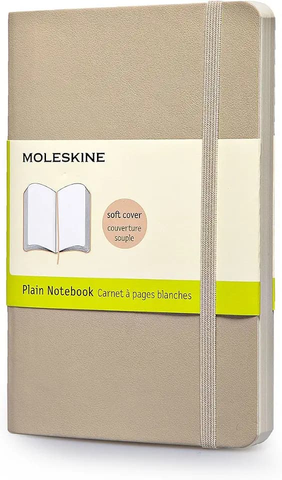 Moleskine Notizbuch Pocket, Leer, Soft Cover, Khaki