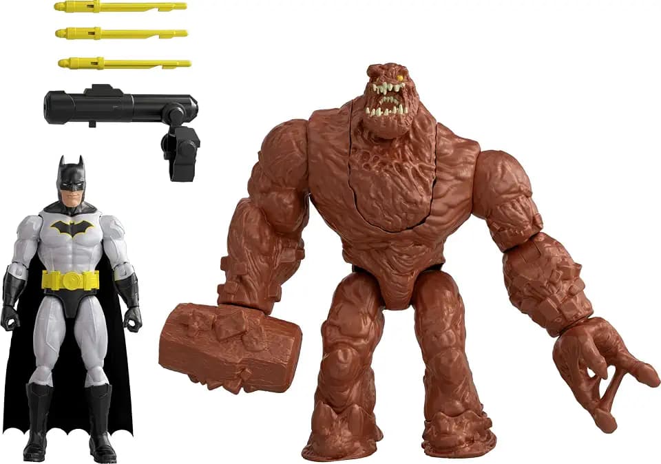 Mattel DC Premier Series Action Figure 2-Pack Batman Vs Clayface