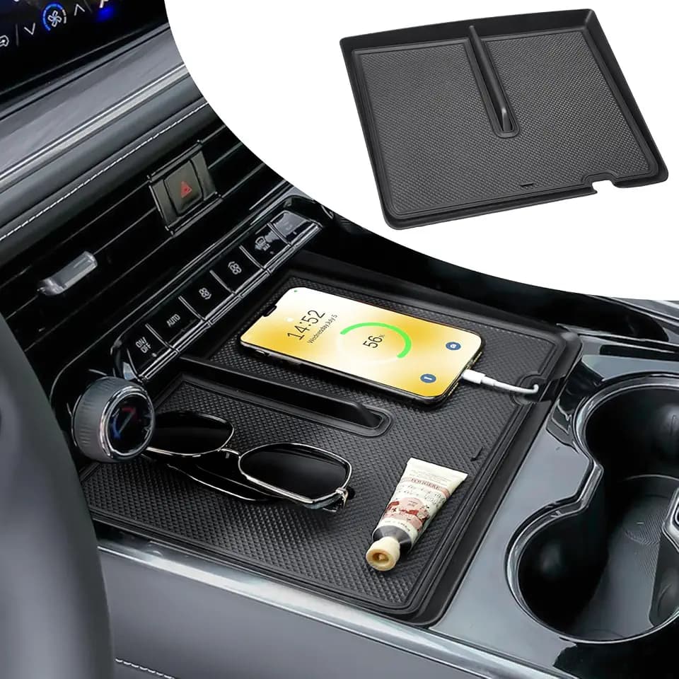 Front Center Console Organizer for 2025 2026 Chevy Suburban & Tahoe
