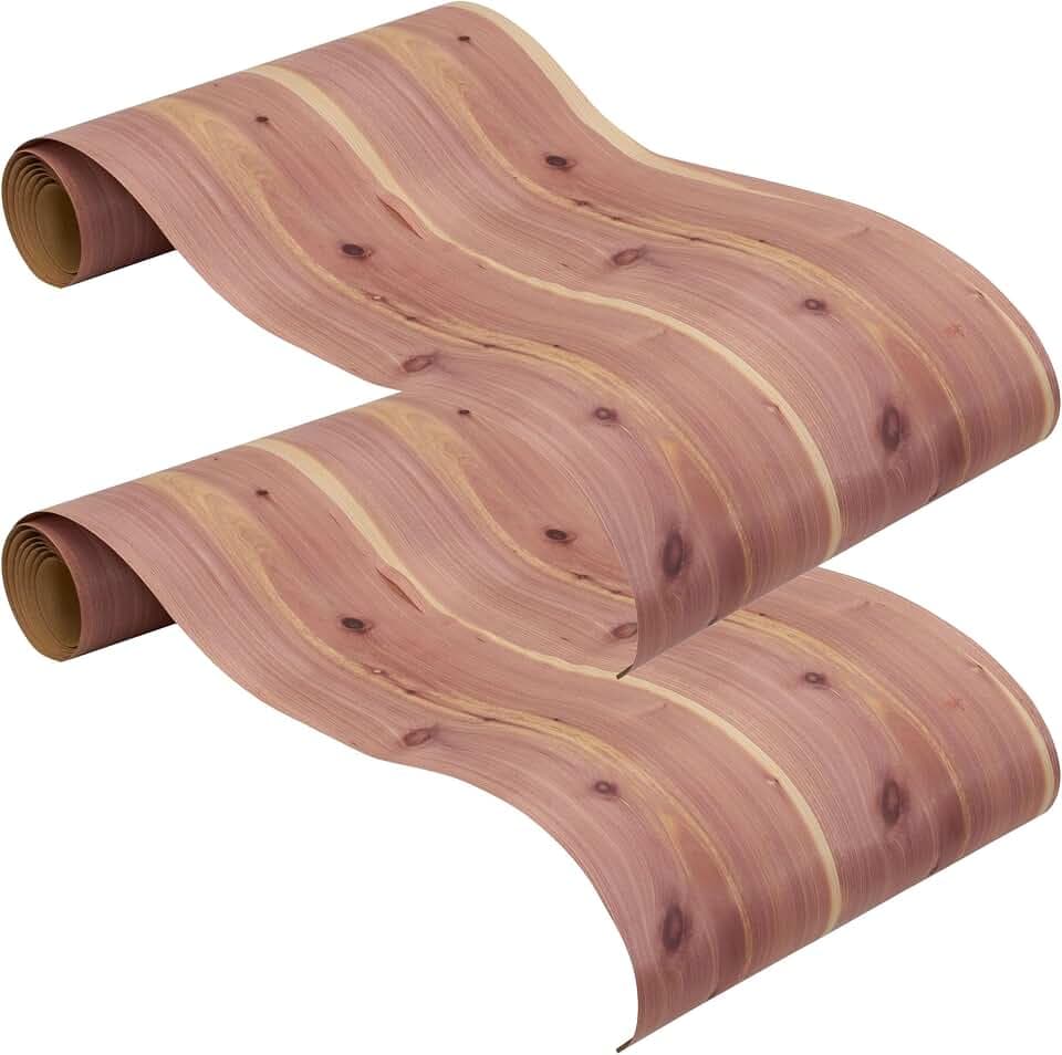 Household Essentials 2‑Pack 6-Foot Eastern Red Cedar Drawer or Closet Liner Rolls